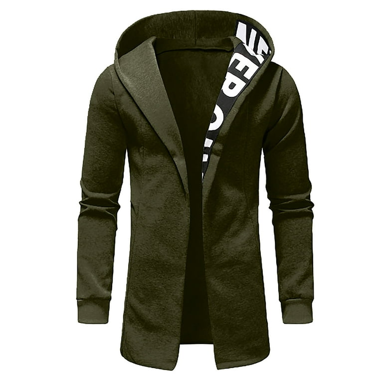 Casual Print Long Sleeve Hooded Cardigan Outwear Casual Print Long Sleeve Hooded Cardigan Outwear