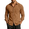 thumbnail image 1 of jjayotai Men's Oxford Shirt Long Sleeve Casual Button down Shirts Regular Fit Dress Shirts, 1 of 6