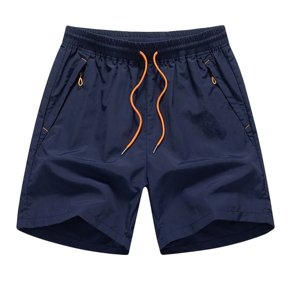 jjayotai Men's Shorts for Summer Men Casual Fashion Sports Quick-dry Elastic Mid-waist Lace-up Shorts