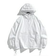 thumbnail image 1 of jjayotai Mens Coat Jacket Clearance Men's Sunscreen Suit Long Sleeved Hooded Casual Jacket, 1 of 6