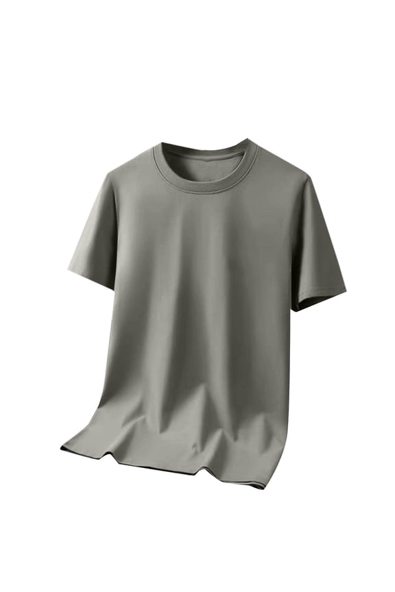 Oversized Tshirts for Men Short Sleeve Shirts Crew Neck Basic Tees Summer Casual Plain Color Tops