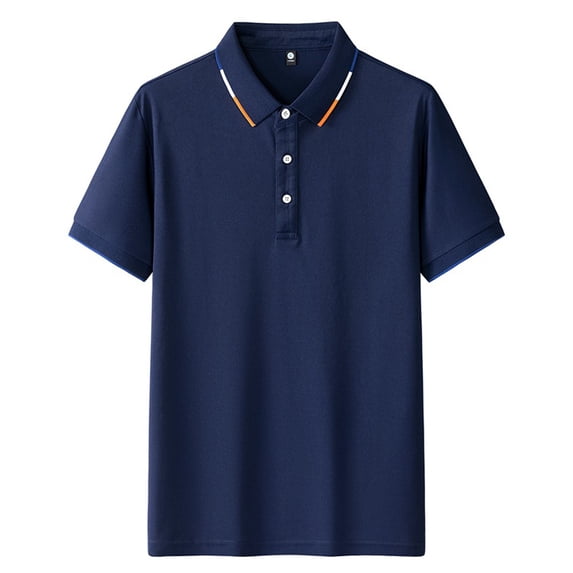 jjayotai Plus Size Mens Shirts Short Sleeve Button down Tshirts Business Casual Work Tee Tops Summer Outdoor Golf Shirt