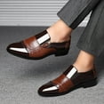thumbnail image 1 of jjayotai Shoes for Men New Large Size Men'S Business Leather Shoes Pointed Toe Men'S Shoes Casual Loafers Flash Picks, 1 of 9
