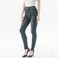 thumbnail image 1 of jjayotai Skinny Faux Jeans for Women, High Waist Stretchy Slimming Jeggings Denim Printed Leggings Trousers Pants, 1 of 6