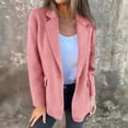 thumbnail image 1 of jjayotai Womens Long Cardigans Jackets, Oversized Open Front Cable Knitted Sweaters Loose Casual Fashion Fall Outerwears Coats Pink XXXL, 1 of 6