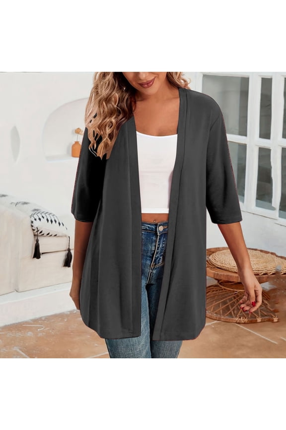 Womens Tops Clearance Leisure Versatile Womens Cardigan