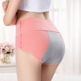 thumbnail image 1 of jjayotai Womens Underpants Clearance Solid Women's Fashion Briefs Comfortable Cotton High Waist Underwear Women Panties Briefs, 1 of 4