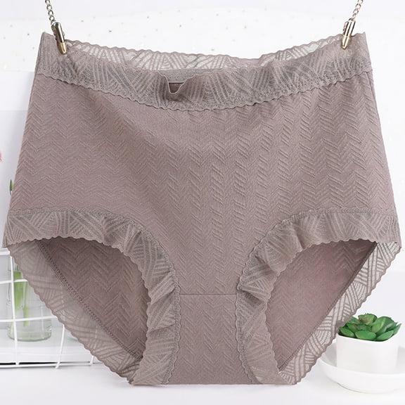 jjayotai Womens Underpants Clearance Women's High Waisted Soft Breathable Panties Stretch Briefs Seamless Ladies Briefs