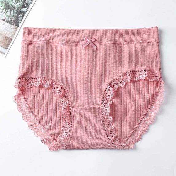 jjayotai Womens Underpants Clearance Women's Sexy Fashionable Classic High Waisted Breathable And Seductive Solid Color Underwear