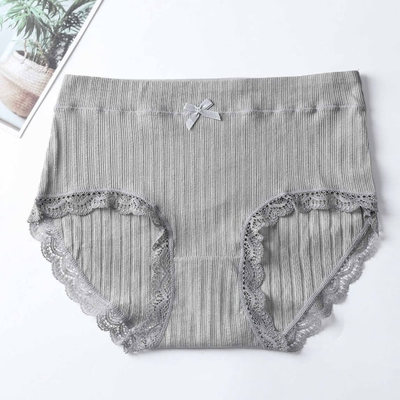 jjayotai Womens Underpants Clearance Women's Sexy Fashionable Classic High Waisted Breathable And Seductive Solid Color Underwear