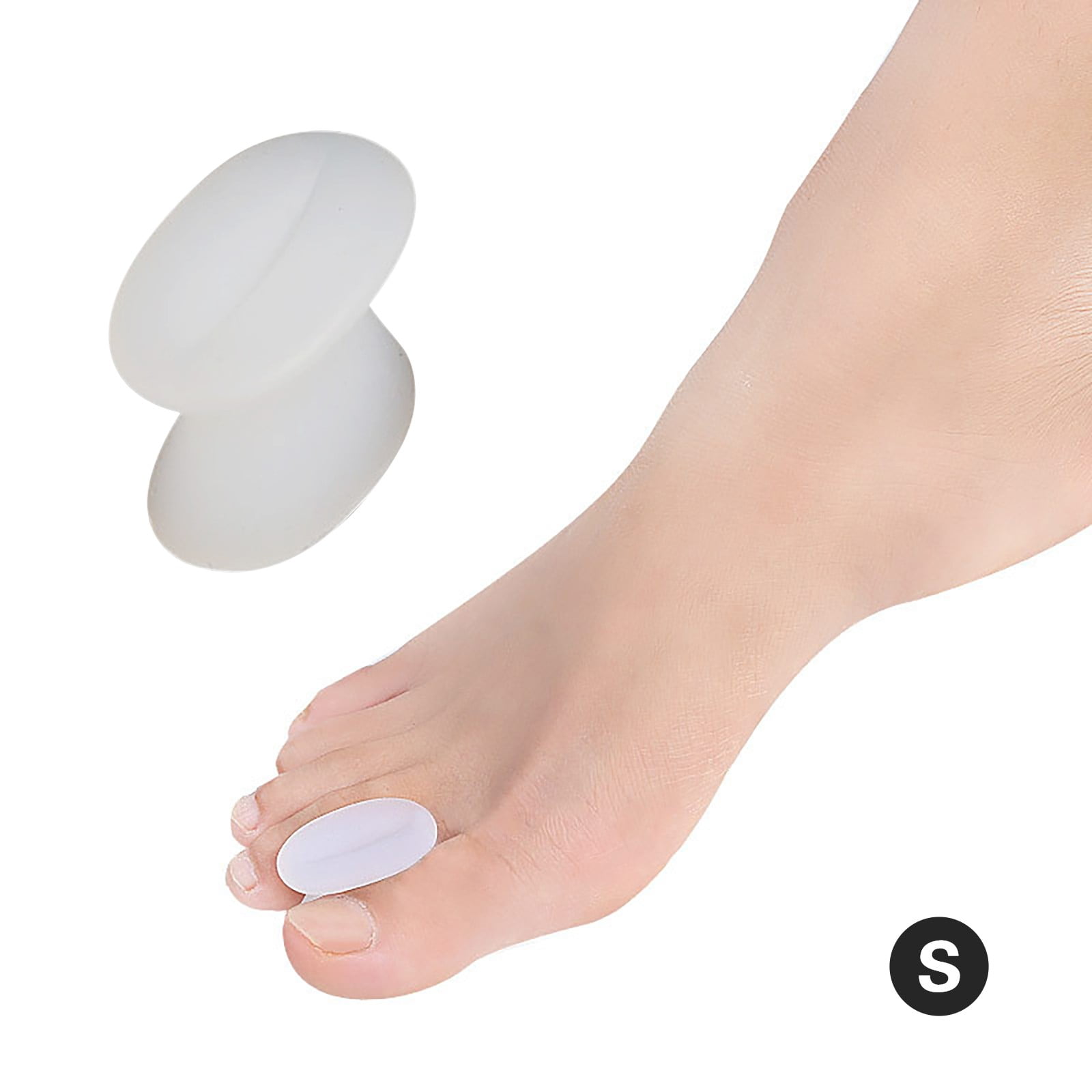 jjsgsee Pumice Stone for Feet Gel Toe Separators & Toe Spacers for Toe ...