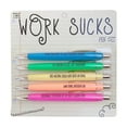 jjsgsee Styptic Pencil 5Pc Fun Work Theme Gel Pen Ballpoint Pen Fun