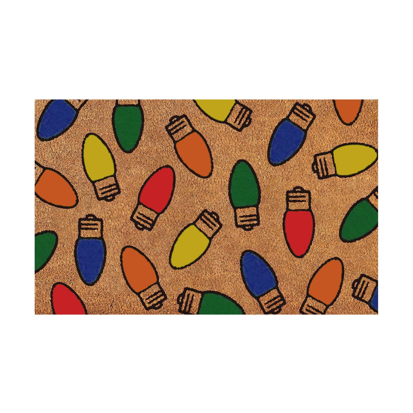 jjsgsee Summer Door Mat Insert Outdoor Christmas Floral Cane