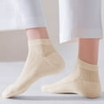 thumbnail image 1 of jobturf 5 Pairs Ankle Socks for Women Summer Fashion Breathable Athletic Socks Lightweight Casual Socks Soft Comfy Cotton Crew Socks, 1 of 5
