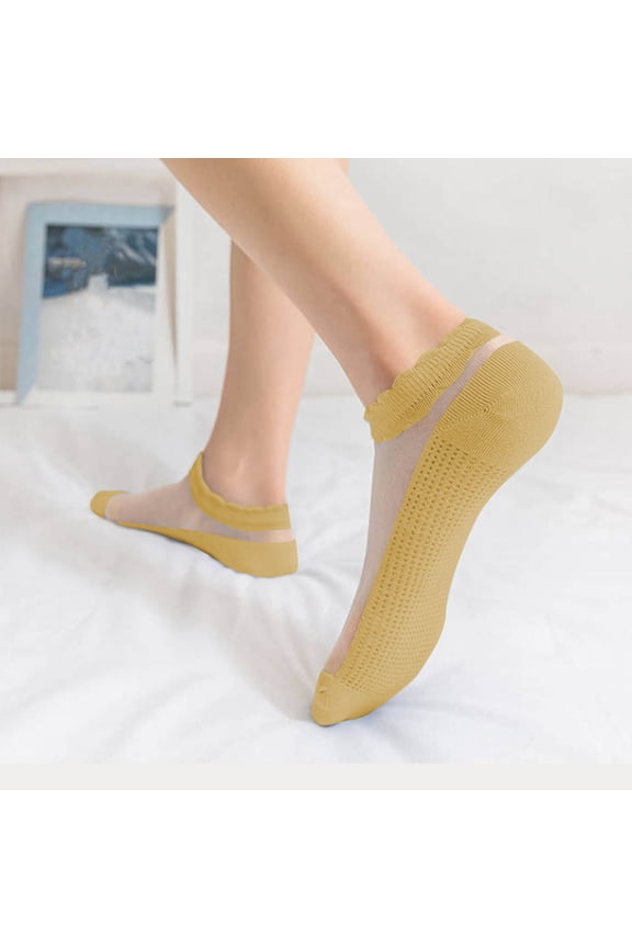 5 Pairs Socks for Women Summer Fashion Ruffle Ankle Socks Cute Frilly Lettuce Short Socks Lightweight Low Cut Athletic Socks