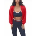 thumbnail image 1 of jobturf Bolero for Women Holiday Party Open Front Cardigan Long Sleeve Going Out Cropped Jacket Fall Spring Fashion Lightweight Sweaters Shrug, 1 of 6