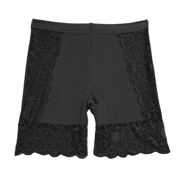 jobturf Boyshorts Panties for Women Seamless Soft Boy Shorts Underwear Short Boxer Briefs Lace Side Hollow Out Breathable Comfortable Plus Size No Show Briefs