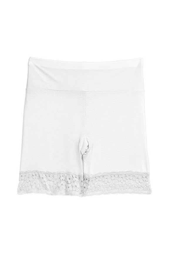 Boyshorts Panties for Women Tummy Control Underwear High Waisted Underwear Soft Stretch Boxer Briefs Lace Trim Panties Plus Size Shapewear