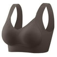 thumbnail image 1 of jobturf Bras for Women Wireless Jelly Plus Size Supportive Seamless Bralettes Full Coverage Push Up Comfortable No Underwire Tshirt Bras, 1 of 9