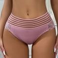 thumbnail image 1 of jobturf Cheeky Underwear for Women Lace Sheer Stretch No Show Bikini Briefs Soft Breathable Seamless Hipsters Panties, 1 of 8
