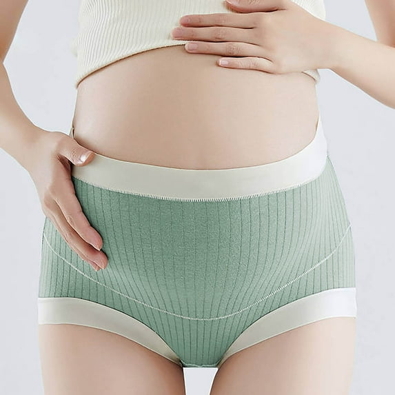 jobturf Maternity Underwear for Women Cotton Pregnancy Postpartum Panties Over The Bumps Maternity Panties High Waist Full Coverage Briefs