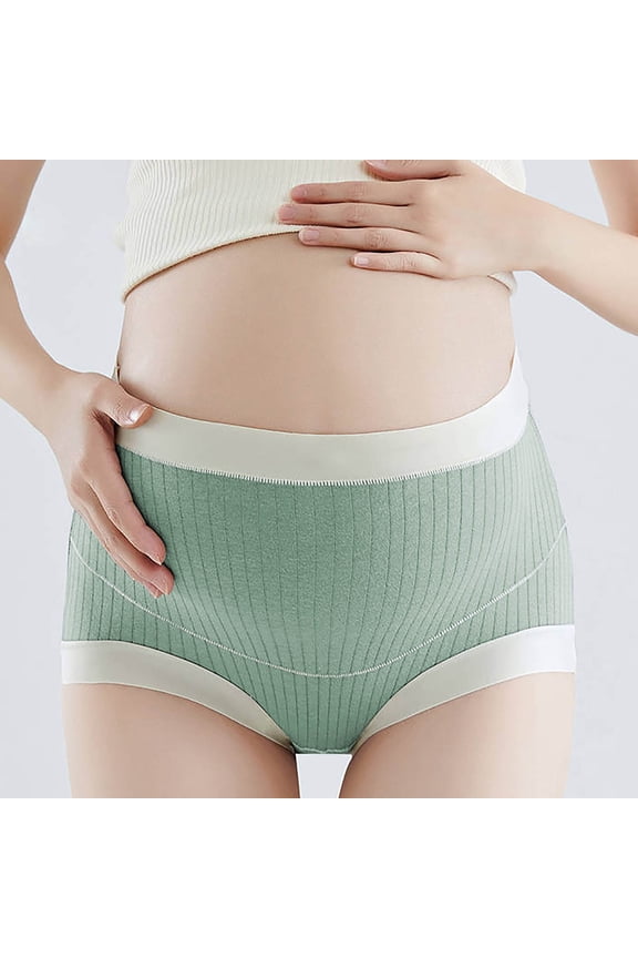 Maternity Underwear for Women Cotton Pregnancy Postpartum Panties Over The Bumps Maternity Panties High Waist Full Coverage Briefs