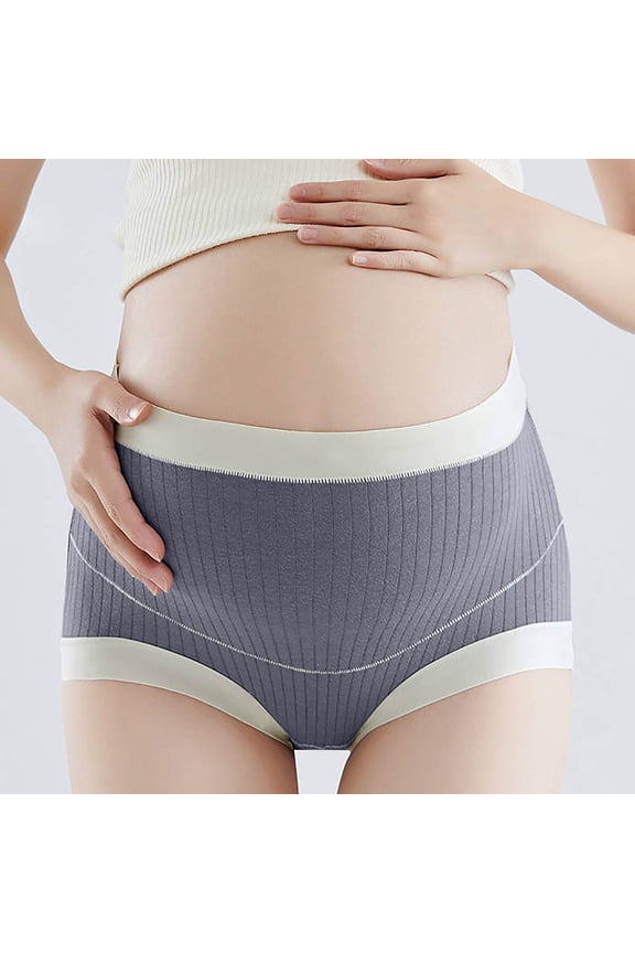 Maternity Underwear for Women Cotton Pregnancy Postpartum Panties Over The Bumps Maternity Panties High Waist Full Coverage Briefs
