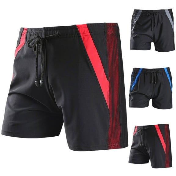 jobturf Mens Swim Trunks Plus Size Quick Dry Board Shorts Swimwear Drawstring Mid Waist Stretchy Bathing Pants Summer Beach Swimsuit