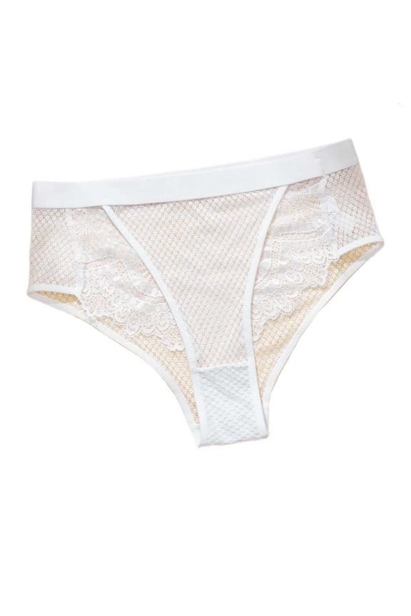 Mesh Briefs for Women Sheer See Through Breathable Lace Underwear Soft Stretch Mid Rise Ladies Panties Summer Underpants S-XL