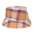 thumbnail image 1 of jobturf Plaid Bucket Hats for Woman UV Protection Sun Hat Soft Comfy Breathable Fishing Hat Outdoor Hiking Summer Safari, 1 of 2