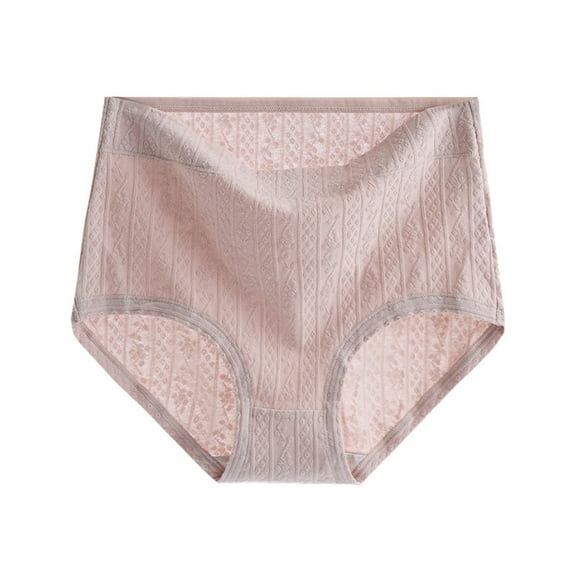 jobturf Plus Size Underwear for Women High Waisted Tummy Control Full Coverage Briefs Soft Comfy Breathable Underpants Seamless Panties