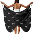 thumbnail image 1 of jobturf Swim Suit Coverup for Women Plus Size Bathing Suit Cover Up Sleeveless Oversized Long Cardigans Trendy Cute Bow Beach Dress S-5XL, 1 of 9