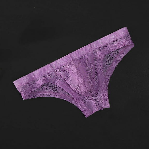 jobturf Underwear for Men Trendy Solid Low Rise Stretchy Thongs Panties Soft Comfy Lightweight Underpants Summer Breathable Mesh Briefs