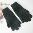 thumbnail image 1 of jobturf Winter Gloves for Women Men Touch Screen Thermal Fleece Warm knitted Wool Snow Gloves for Cold Weather, 1 of 6
