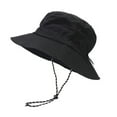 thumbnail image 1 of jobturf Womens Bucket Hat with Adjustable Chin Strap Wide Brim UV Protection Sun Hats Mountaineering Hiking Summer Safari, 1 of 3