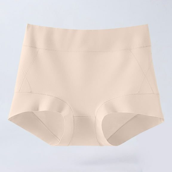 jobturf Womens Underwear High Waisted Soft Chunky Ladies Panties Full Coverage Tummy Control Comfy Breathable Boyshorts