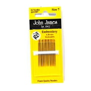 john james size 7 embroidery needles
