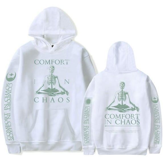 john summit Merch COMFORT IN CHAOS TRACKLIST Hoodies Popular Graphics Unisex Trendy Casual Streetwear