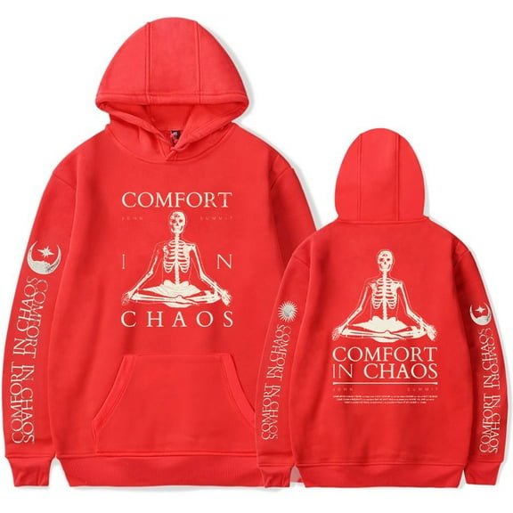 john summit Merch COMFORT IN CHAOS TRACKLIST Hoodies Popular Graphics Unisex Trendy Casual Streetwear