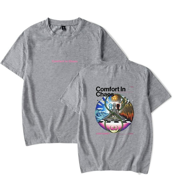 john summit Merch Com&fort in Chaos T-Shirt Women Men Fashion Clothes Trend Casual Short Sleeve Top