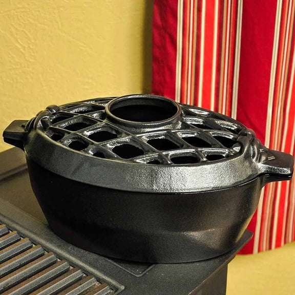 3 Qt. Lattice Top Steamer- Black