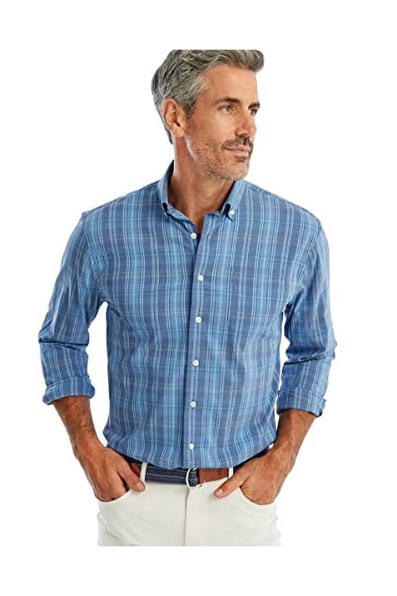 johnnie-O Conover PREP-Formance Button Up Shirt Wake/XL