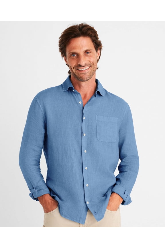 johnnie-O Felix Hangin' Out Button Up Shirt Tide/M