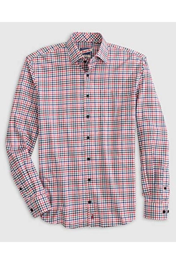 johnnie-O Todd Hangin' Out Button Up Shirt Malibu Red/L