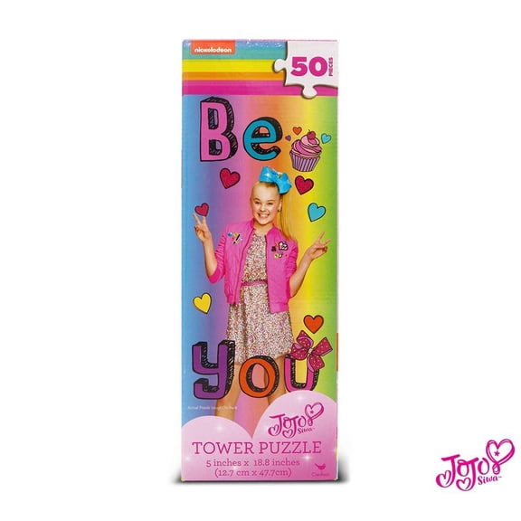 jojo siwa! 50 piece tower puzzle be you puzzles toys