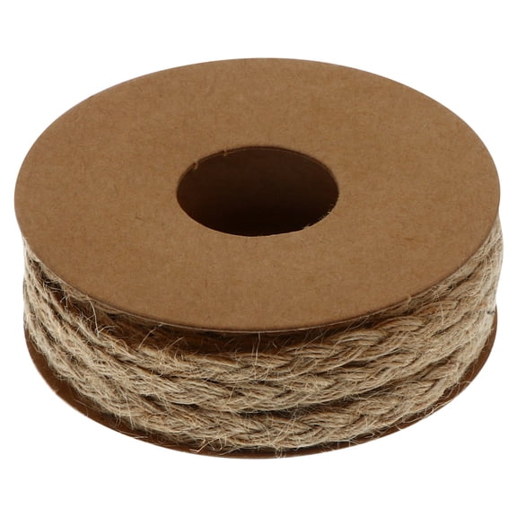 jojofuny 1 Roll Braided Ribbon for Rustic Decor Khaki Plastic 914cm x 0.3cm