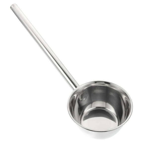 jojofuny 1Pc Long Handle Water Ladle For Gardening Stainless Steel Design
