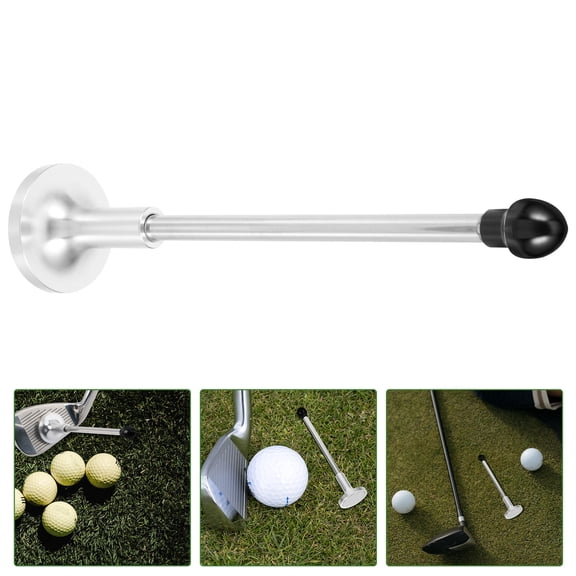 jojofuny 1Pcs Black Golf Alignment Rod for Golf Practice and Training Sessions 10.22X1.38X1.38in
