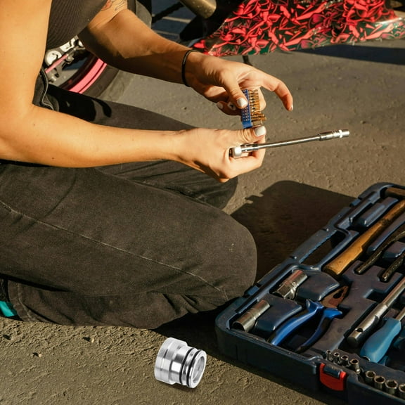 jojofuny 1Pcs Silver Alloy Wheel Bearing Grease Tool for Bearing 1.89X1.89X1.57In