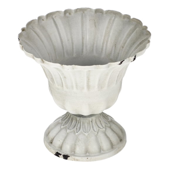jojofuny 1Set Floor Vase in White Iron for Home Aesthetic and Tabletop Use